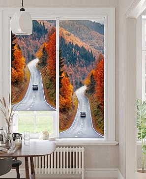 Рулонная штора «Лирикас - 491 - ширина 68 см» | фото 2