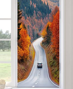 Рулонная штора «Лирикас - 491 - ширина 68 см» | фото 3