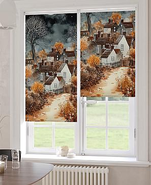 Рулонная штора «Лирикас - 492 - ширина 68 см»