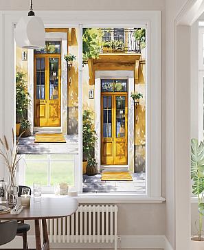 Рулонная штора «Лирикас - 493 - ширина 68 см» | фото 2