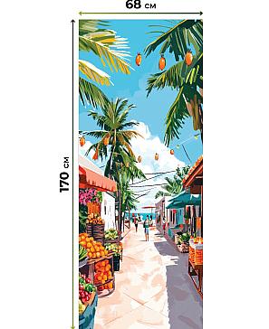 Рулонная штора «Лирикас - 495 - ширина 68 см»