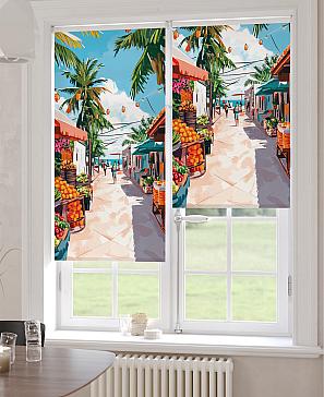 Рулонная штора «Лирикас - 495 - ширина 68 см»