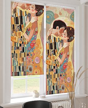 Рулонная штора «Лирикас - 496 - ширина 68 см»