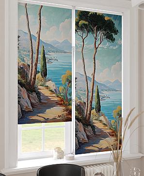 Рулонная штора «Лирикас - 502 - ширина 68 см»