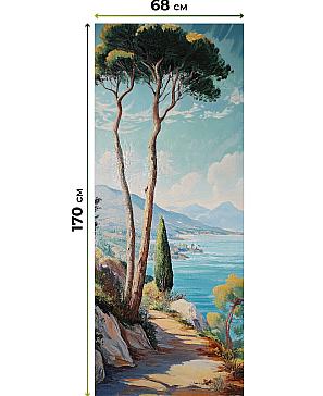 Рулонная штора «Лирикас - 502 - ширина 68 см»