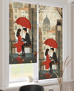 Рулонная штора «Лирикас - 503 - ширина 68 см»