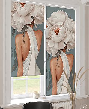 Рулонная штора «Лирикас - 513 - ширина 68 см»