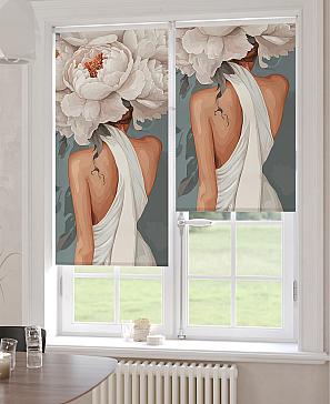 Рулонная штора «Лирикас - 513 - ширина 68 см»