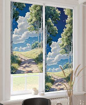 Рулонная штора «Лирикас - 515 - ширина 68 см»