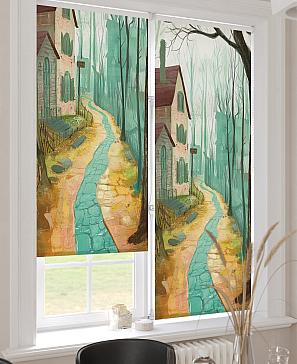 Рулонная штора «Лирикас - 525 - ширина 68 см»