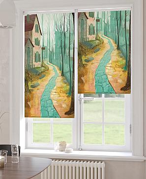 Рулонная штора «Лирикас - 525 - ширина 68 см»