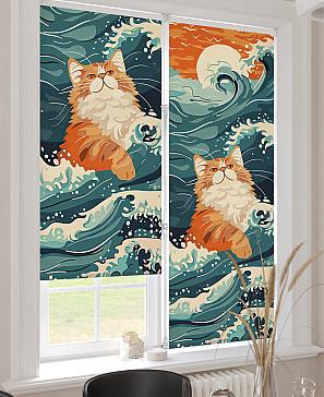 Рулонная штора «Лирикас - 527 - ширина 68 см»