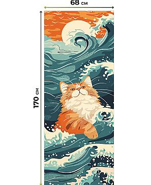 Рулонная штора «Лирикас - 527 - ширина 68 см»