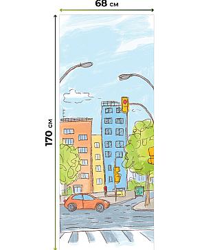 Рулонная штора «Лирикас - 528 - ширина 68 см»