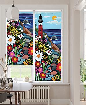 Рулонная штора «Лирикас - 535 - ширина 68 см» | фото 2