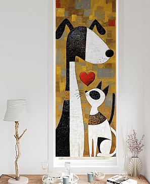 Рулонная штора «Федера - 566 - ширина 62 см»