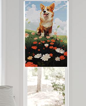 Рулонная штора «Федера - 568 - ширина 62 см»