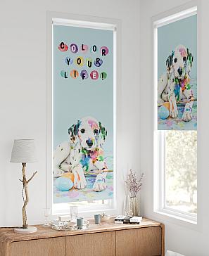 Рулонная штора «Федера - 569 - ширина 62 см» | фото 2