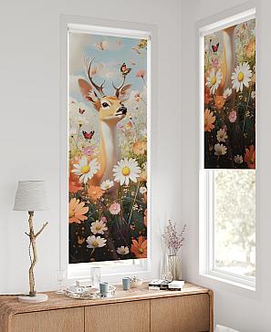 Рулонная штора «Федера - 589 - ширина 62 см» | фото 2