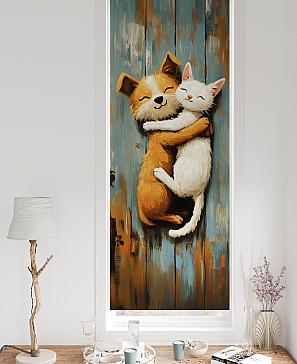 Рулонная штора «Федера - 597 - ширина 62 см» | фото 3