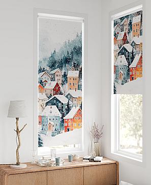 Рулонная штора «Федера - 609 - ширина 62 см» | фото 2