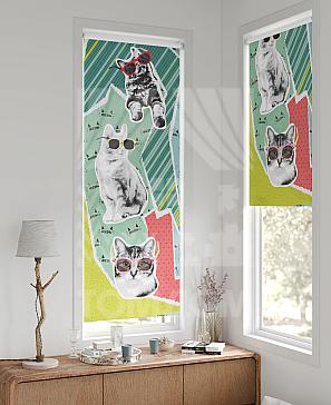 Рулонная штора «Федера - 667 - ширина 62 см» | фото 2