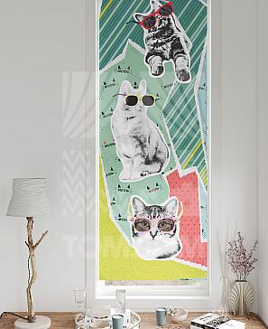 Рулонная штора «Федера - 667 - ширина 62 см» | фото 3