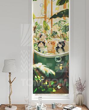 Рулонная штора «Федера - 669 - ширина 62 см» | фото 3