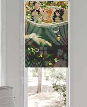 Рулонная штора «Федера - 669 - ширина 62 см»