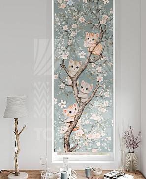 Рулонная штора «Федера - 670 - ширина 62 см» | фото 3