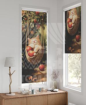 Рулонная штора «Федера - 671 - ширина 62 см» | фото 2