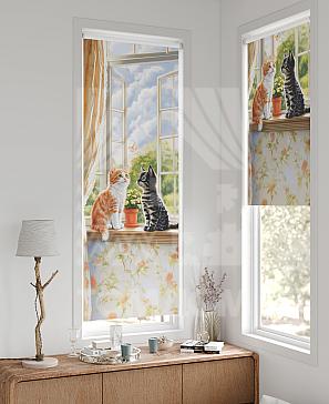 Рулонная штора «Федера - 679 - ширина 62 см» | фото 2