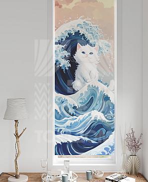 Рулонная штора «Федера - 685 - ширина 62 см» | фото 3