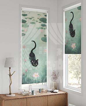 Рулонная штора «Федера - 687 - ширина 62 см» | фото 2