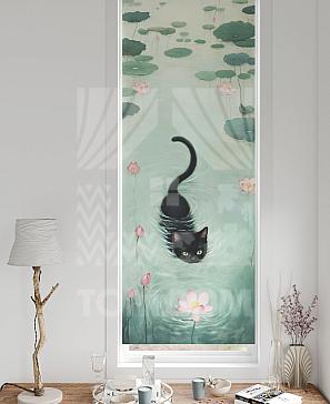 Рулонная штора «Федера - 687 - ширина 62 см» | фото 3