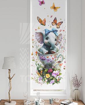 Рулонная штора «Федера - 692 - ширина 62 см» | фото 3