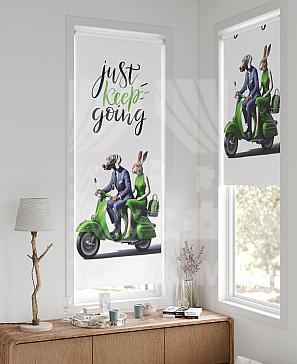 Рулонная штора «Федера - 693 - ширина 62 см» | фото 2