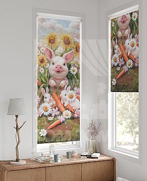 Рулонная штора «Федера - 695 - ширина 62 см» | фото 2