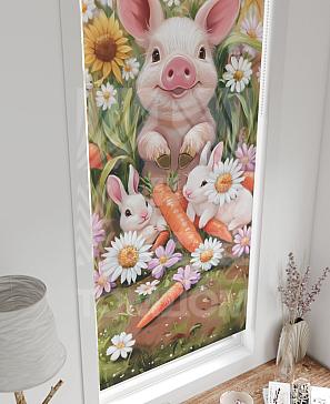 Рулонная штора «Федера - 695 - ширина 62 см»