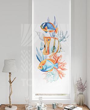 Рулонная штора «Федера - 697 - ширина 62 см» | фото 3