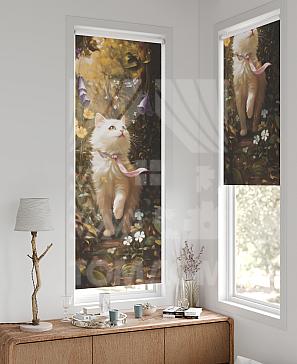 Рулонная штора «Федера - 709 - ширина 62 см» | фото 2