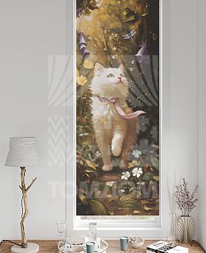 Рулонная штора «Федера - 709 - ширина 62 см» | фото 3