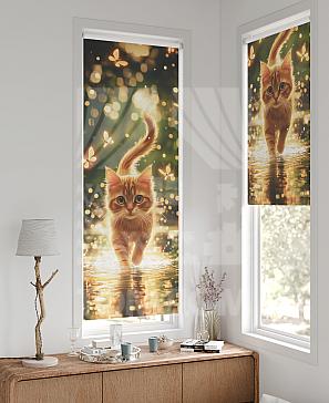 Рулонная штора «Федера - 723 - ширина 62 см» | фото 2