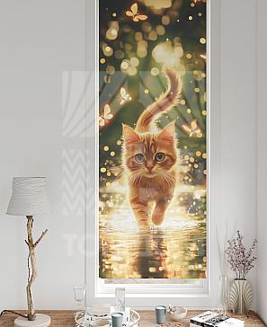 Рулонная штора «Федера - 723 - ширина 62 см» | фото 3