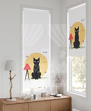 Рулонная штора «Федера - 728 - ширина 62 см» | фото 2