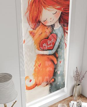 Рулонная штора «Федера - 730 - ширина 62 см»