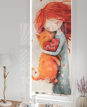 Рулонная штора «Федера - 730 - ширина 62 см»