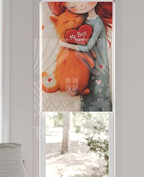 Рулонная штора «Федера - 730 - ширина 62 см»