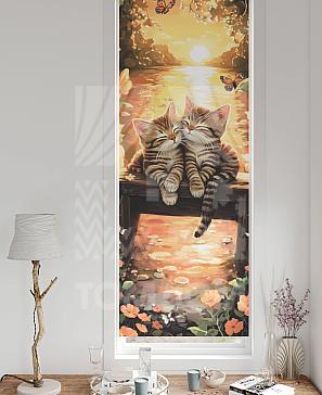 Рулонная штора «Федера - 731 - ширина 62 см» | фото 3