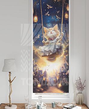 Рулонная штора «Федера - 733 - ширина 62 см» | фото 3